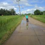 กิจกรรมลงพื้นที่ตรวจสอบสถานการณ์น้ำ บ้านขนายดี  หมู่ที่  ๑๐